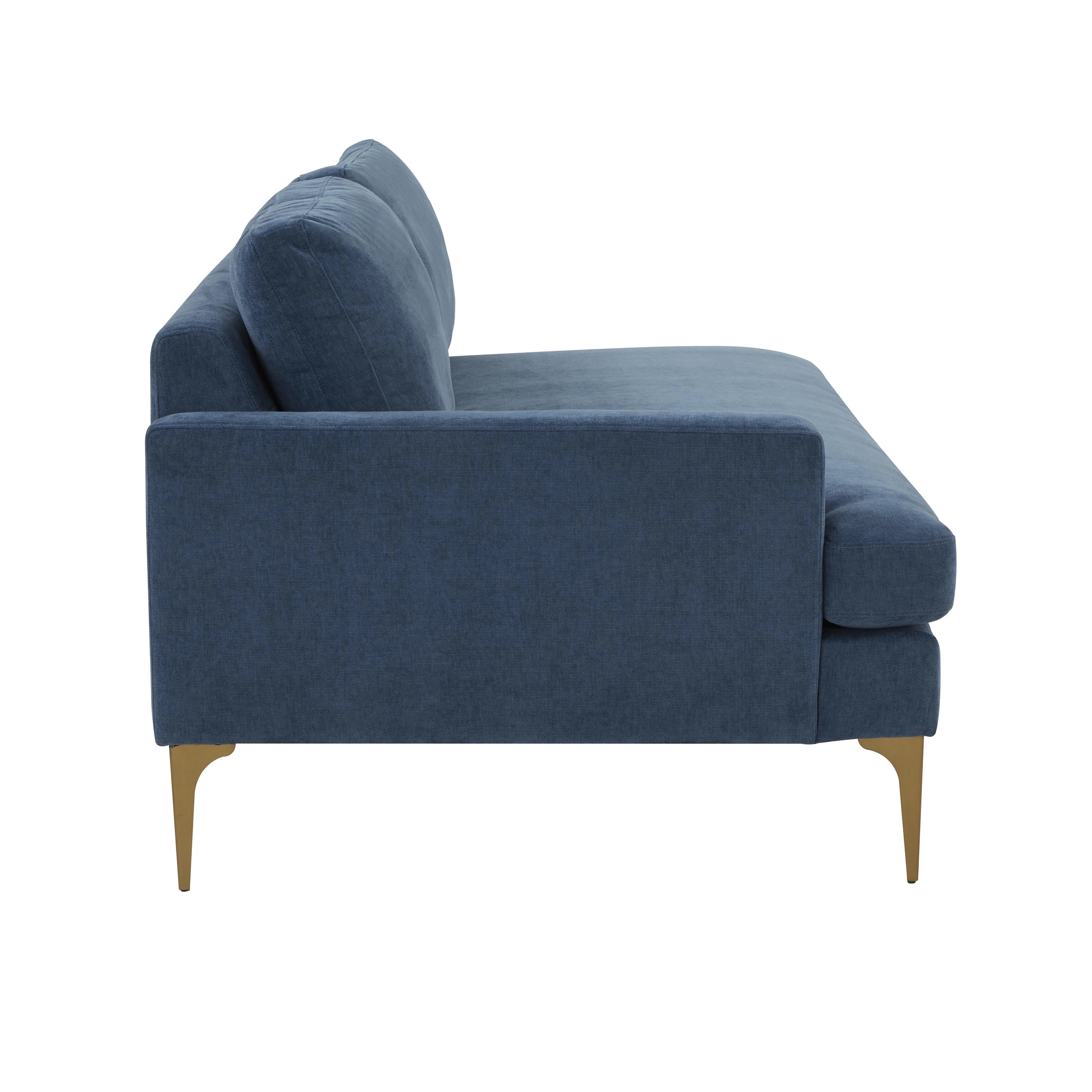 Serena 68" Performance Velvet Modular Loveseat