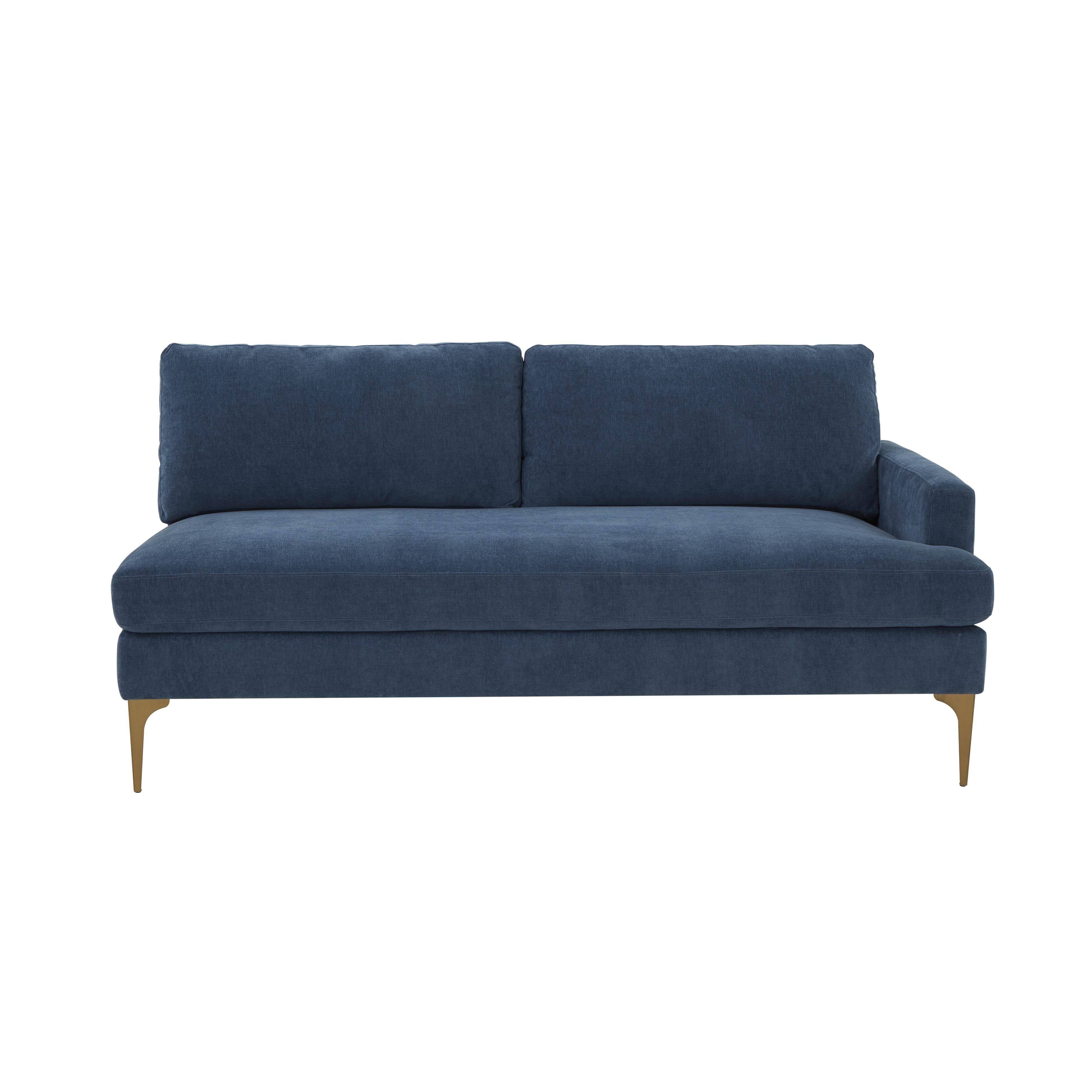 Serena 68" Performance Velvet Modular Loveseat
