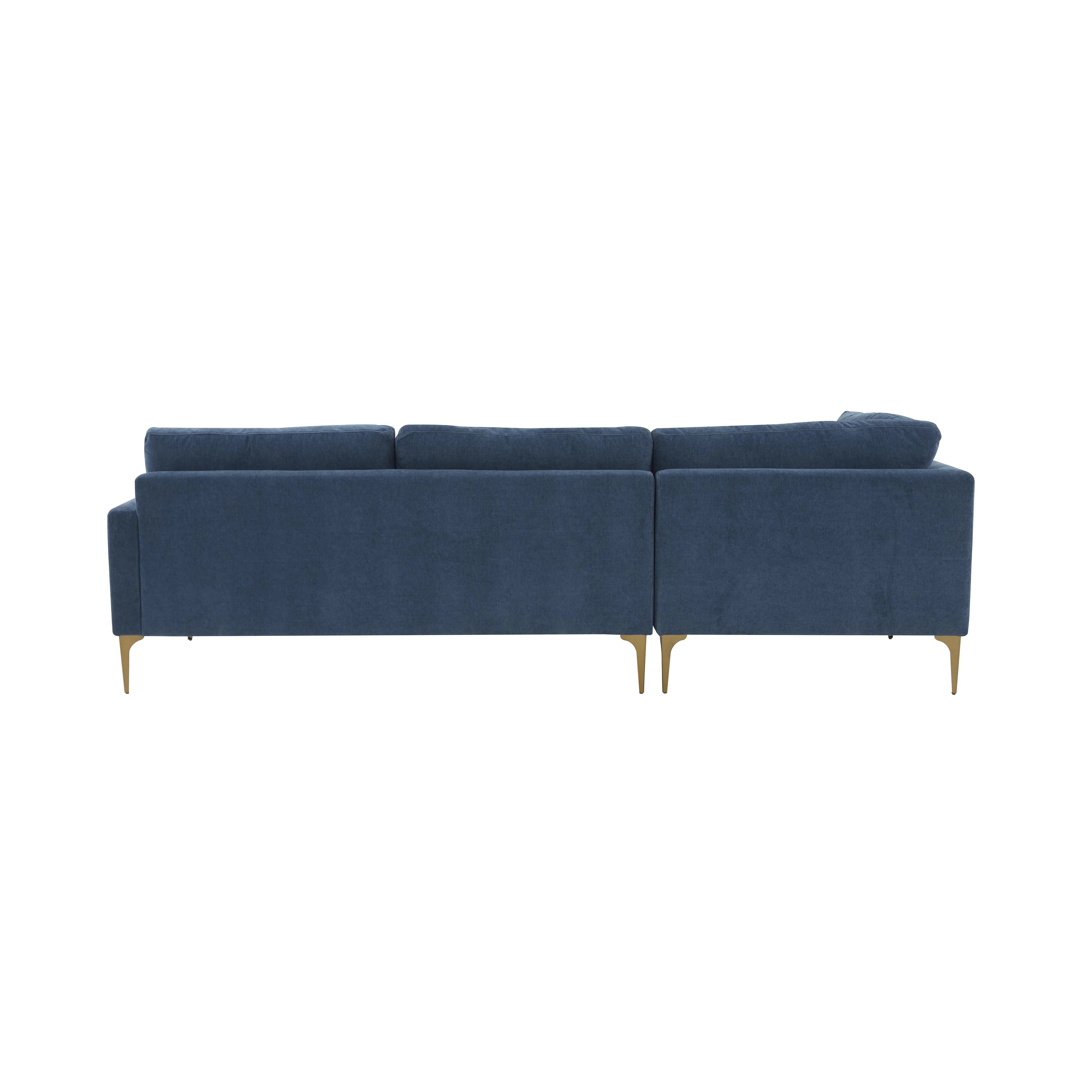 Serena 3-Piece Performance Velvet Chaise Sectional