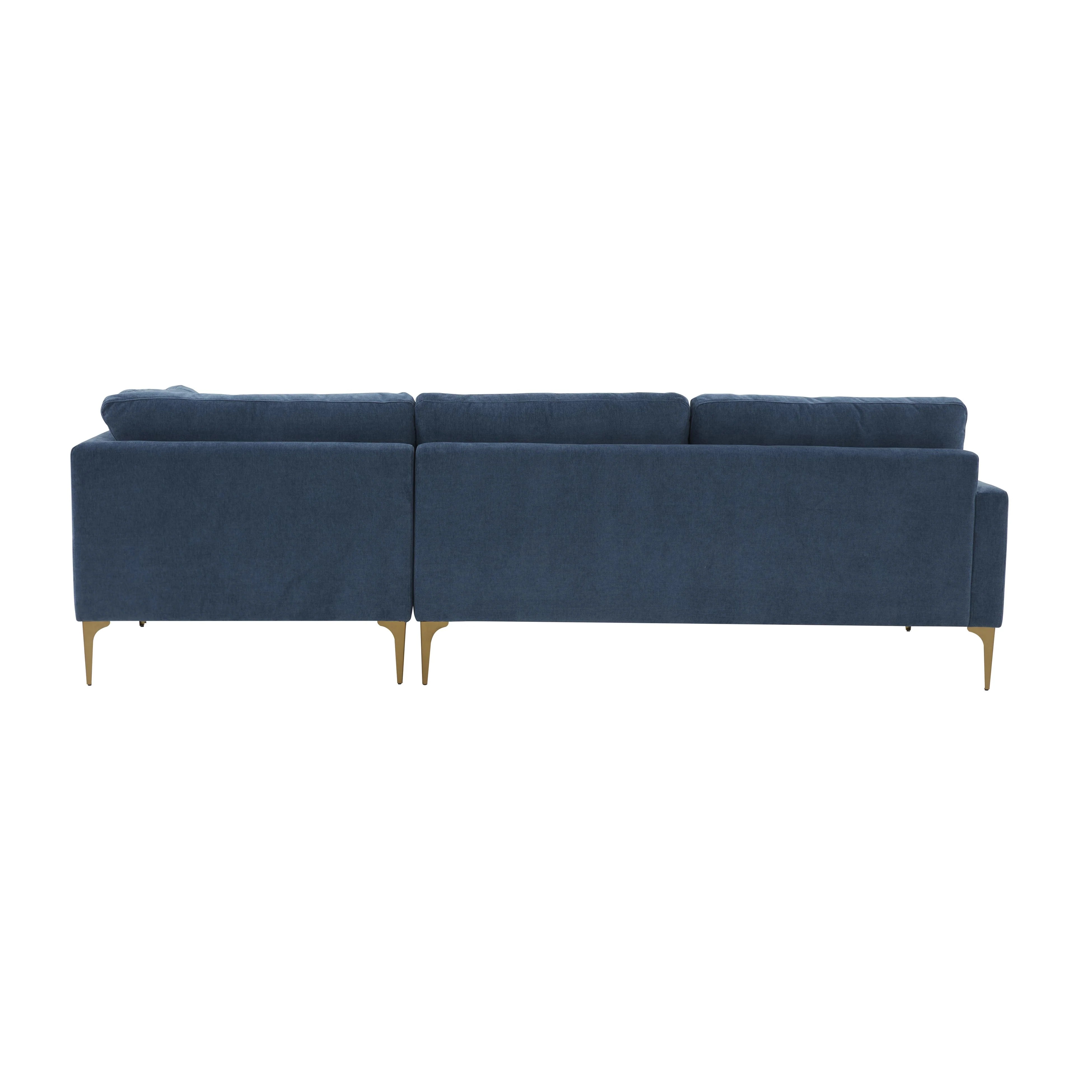 Serena 3-Piece Performance Velvet Chaise Sectional