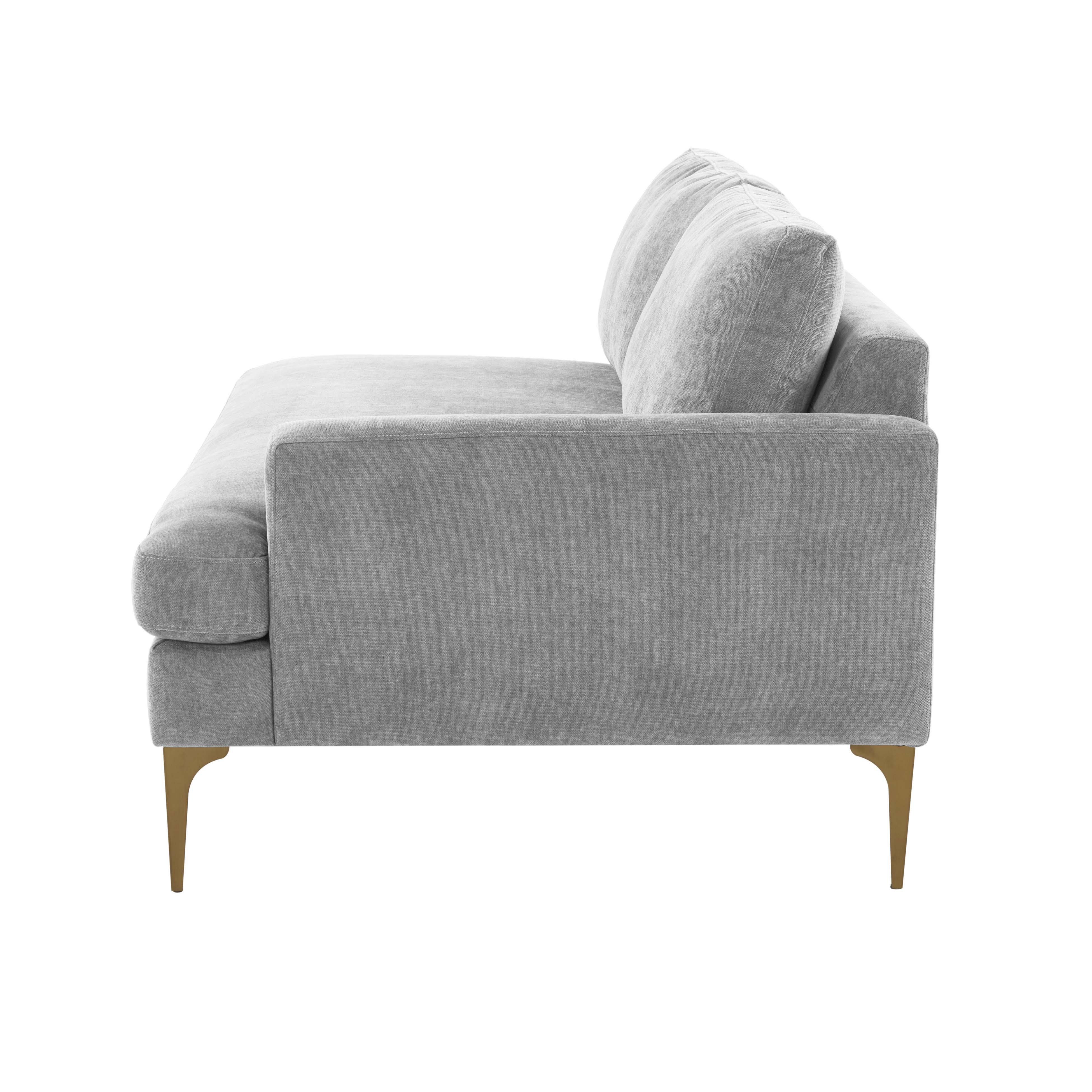 Serena 68" Performance Velvet Modular Loveseat