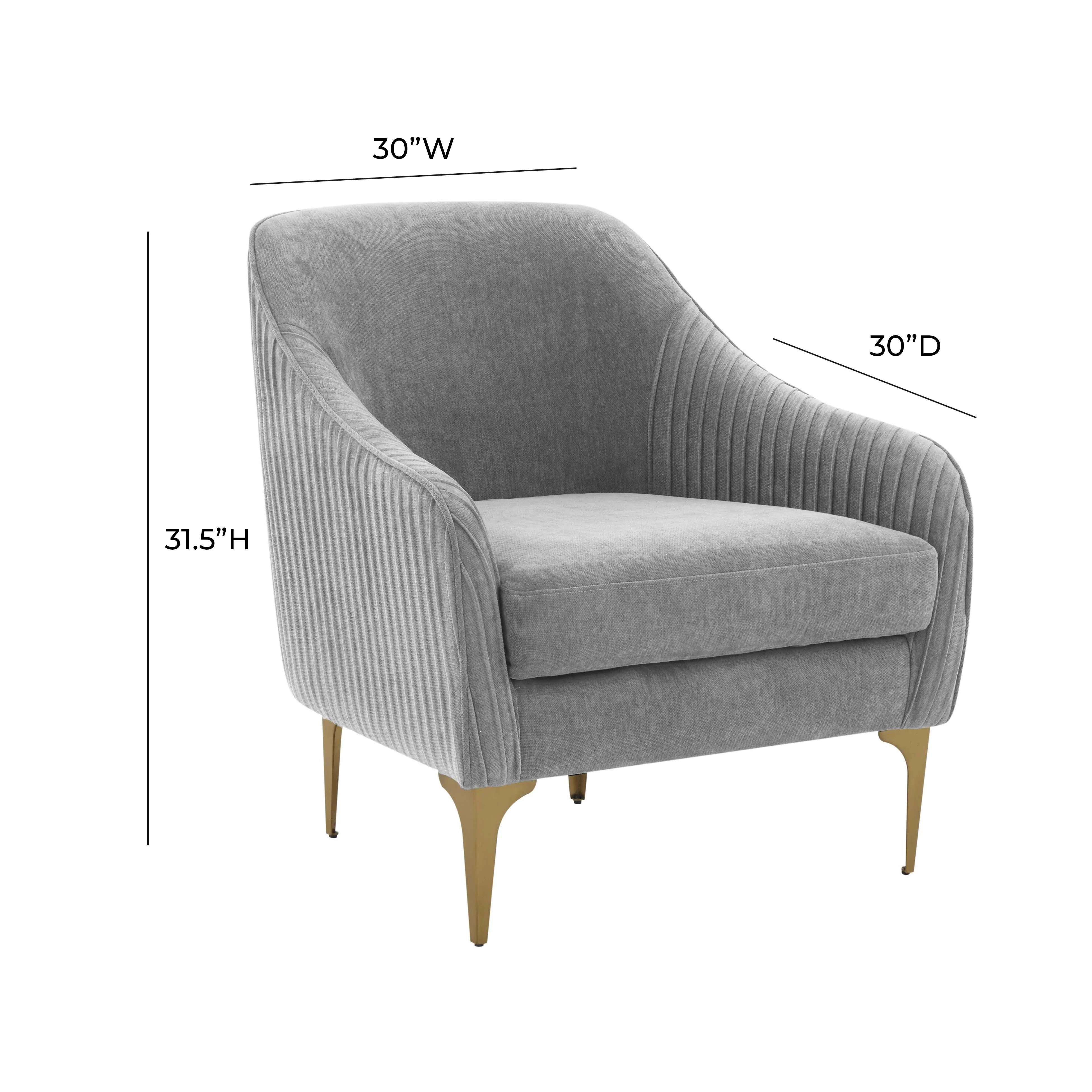 Serena Performance Velvet Accent Chair