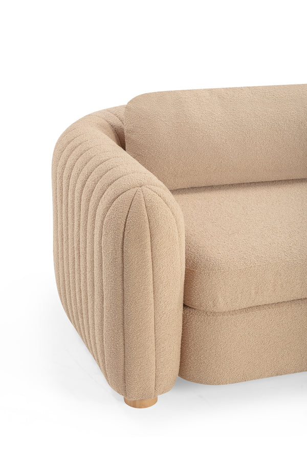 Porto Honey Boucle Sofa