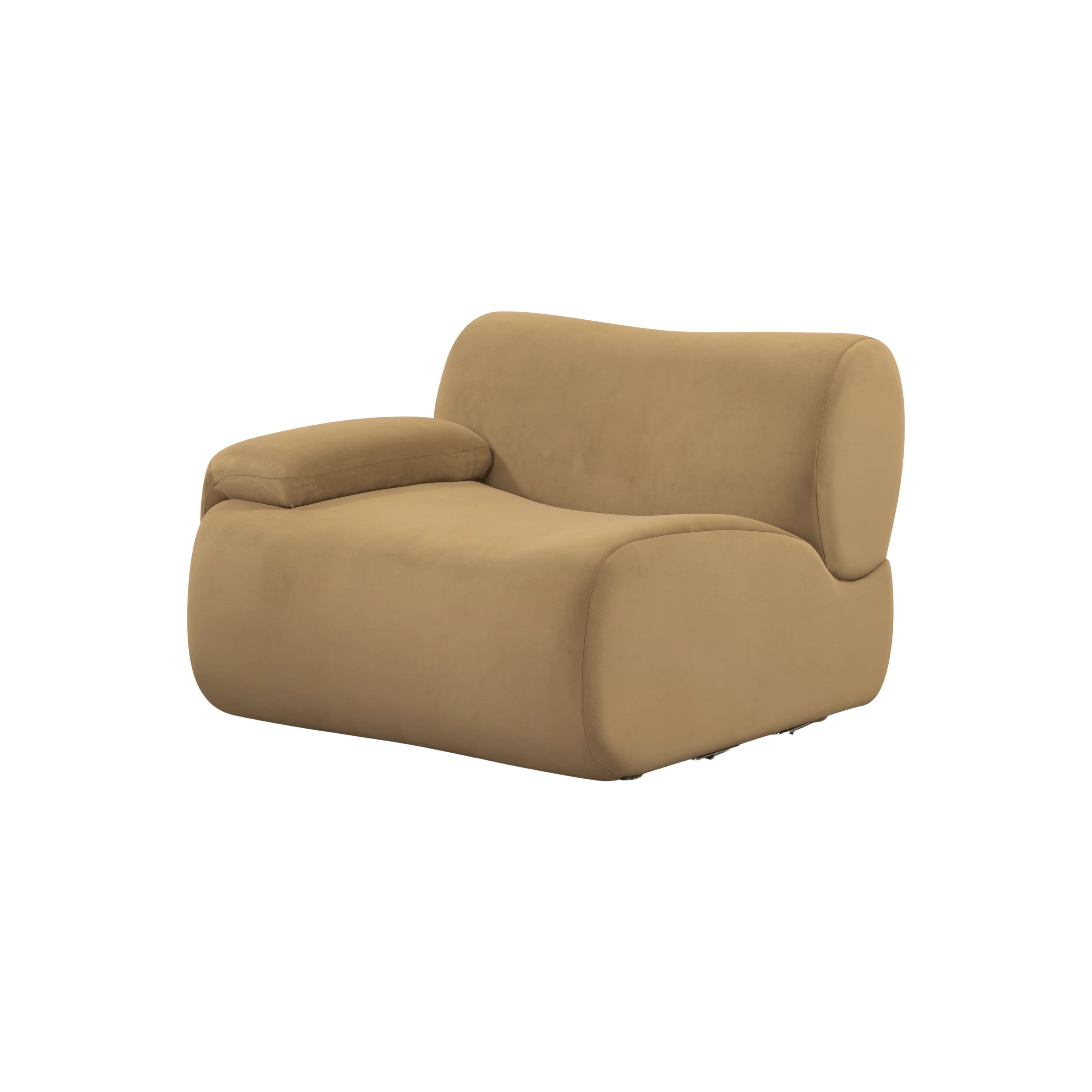 Zenith Performance Velvet Modular Corner Chair