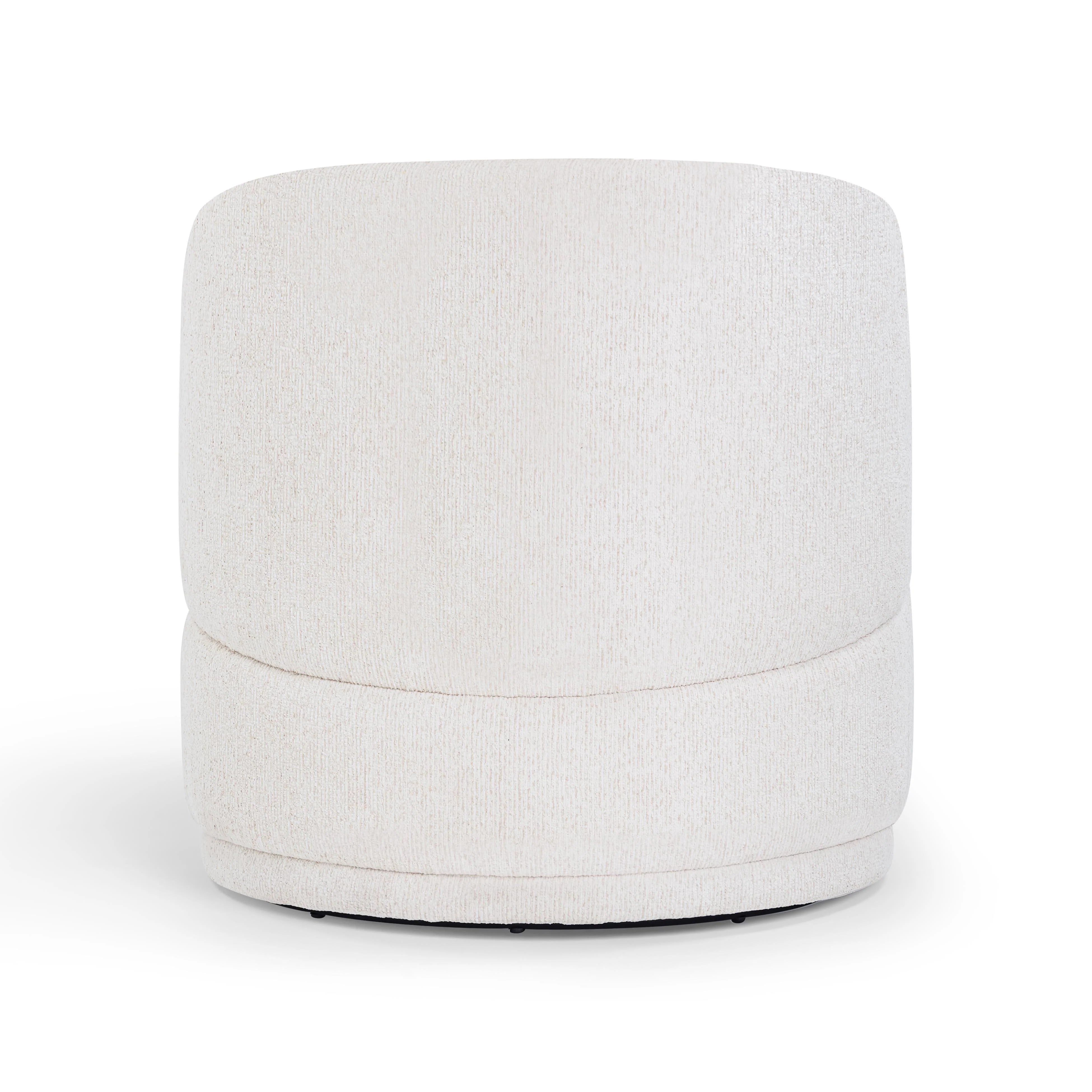 Massa Textured Performance Fabric Swivel Accent Chair