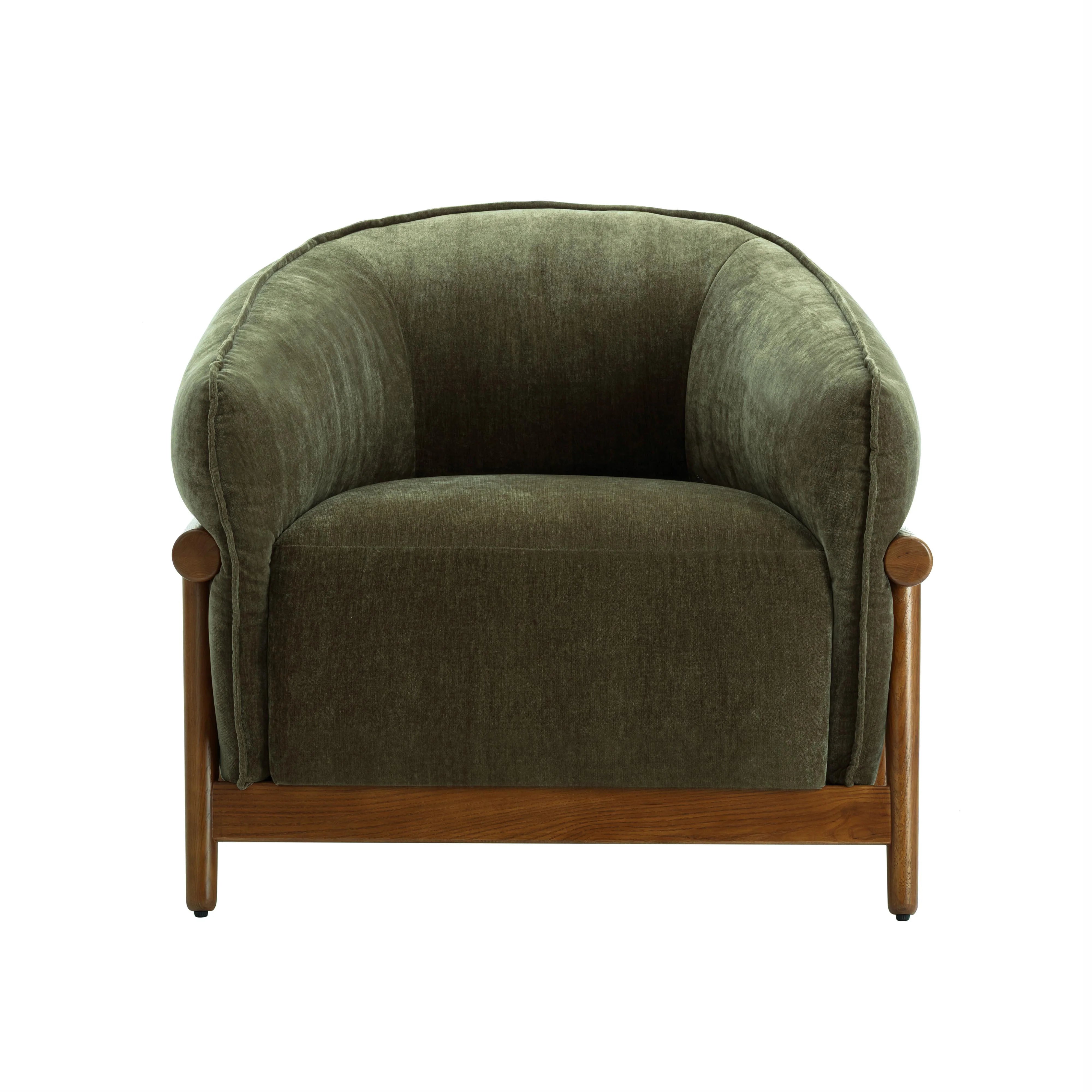 Piedmont Upcycled Contract-Grade Chenille Accent Chair