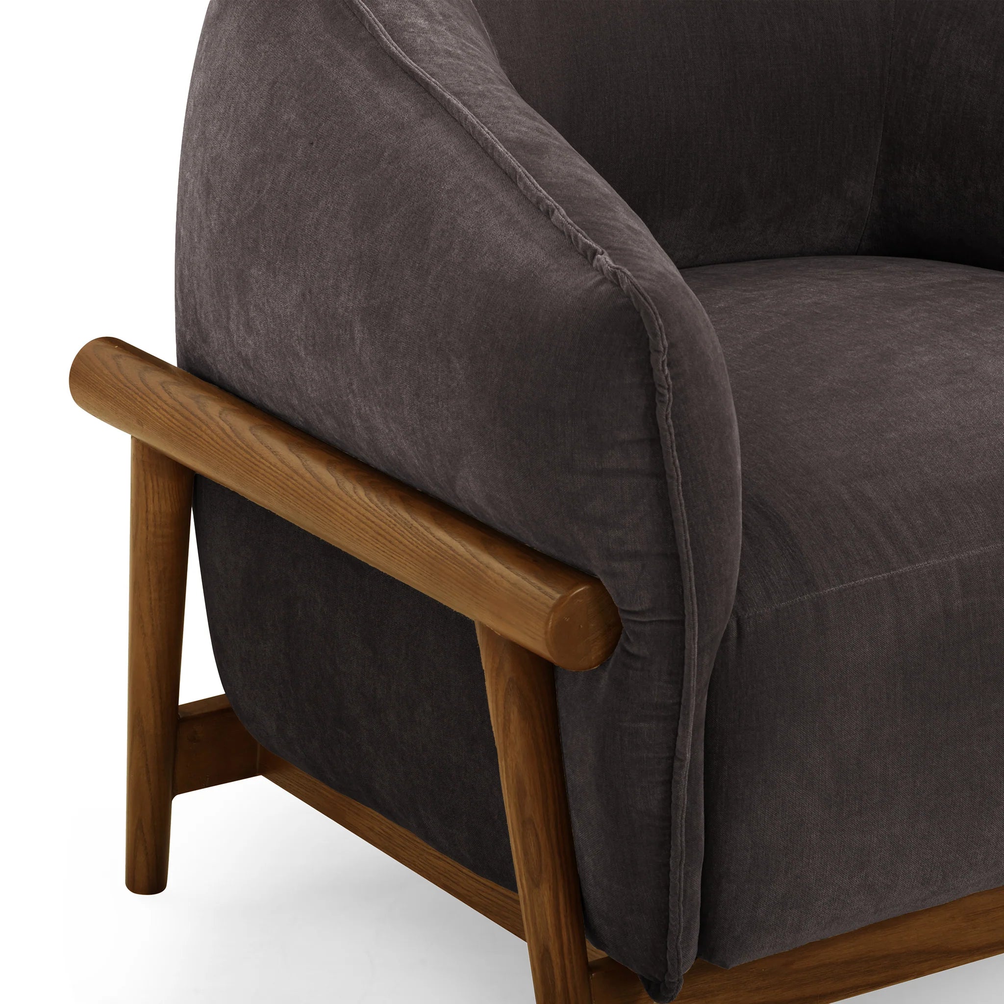 Piedmont Upcycled Contract-Grade Chenille Accent Chair