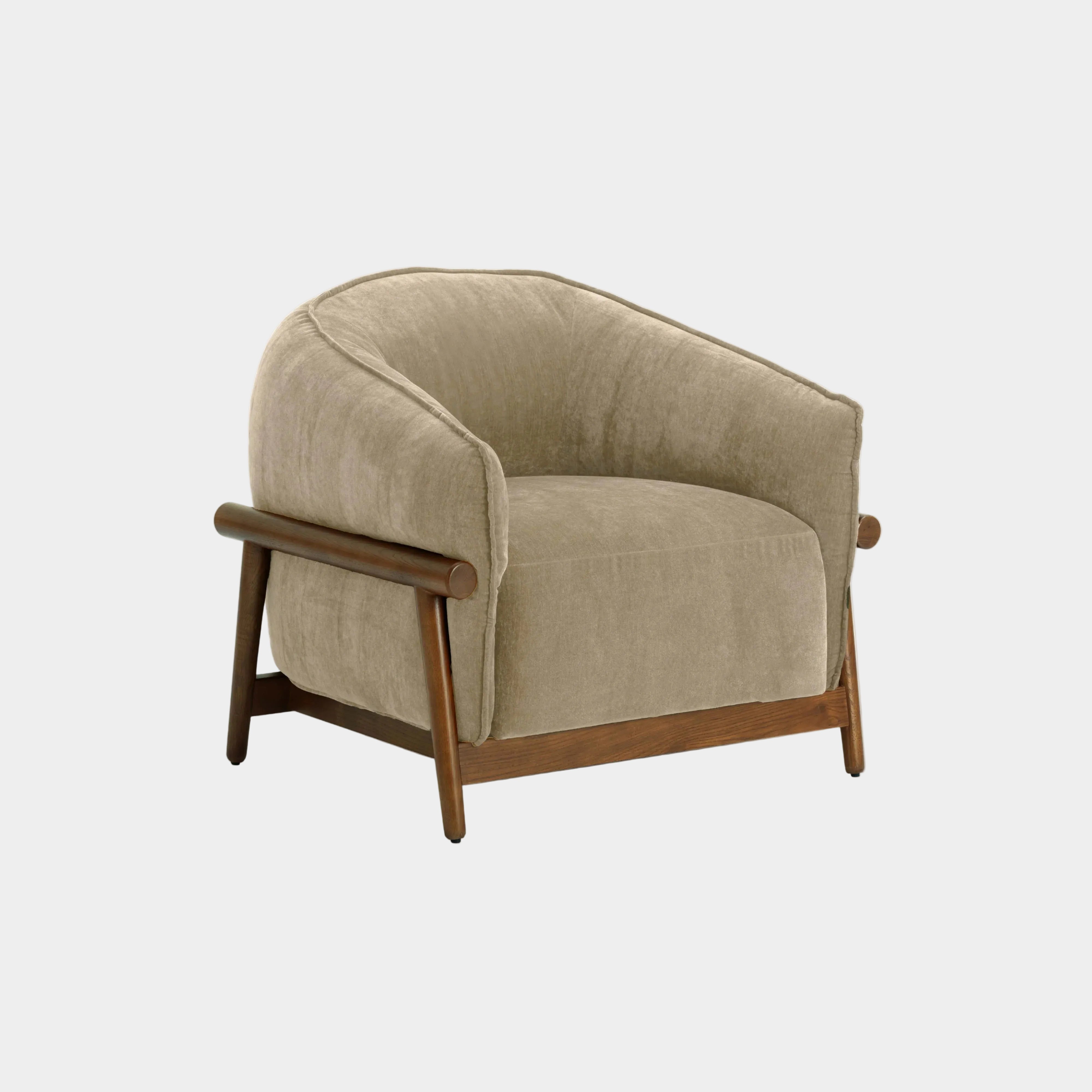 Piedmont Upcycled Contract-Grade Chenille Accent Chair