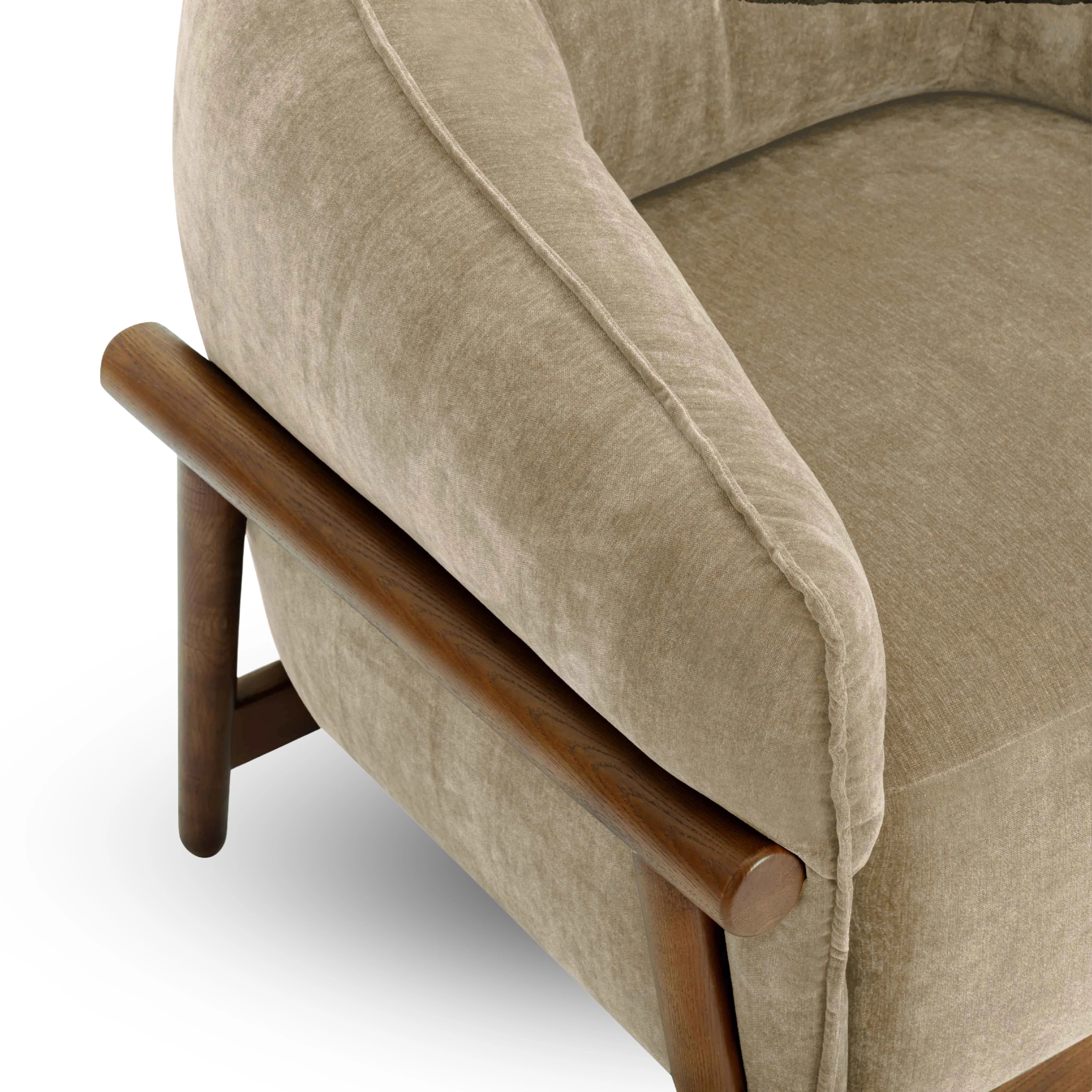 Piedmont Upcycled Contract-Grade Chenille Accent Chair