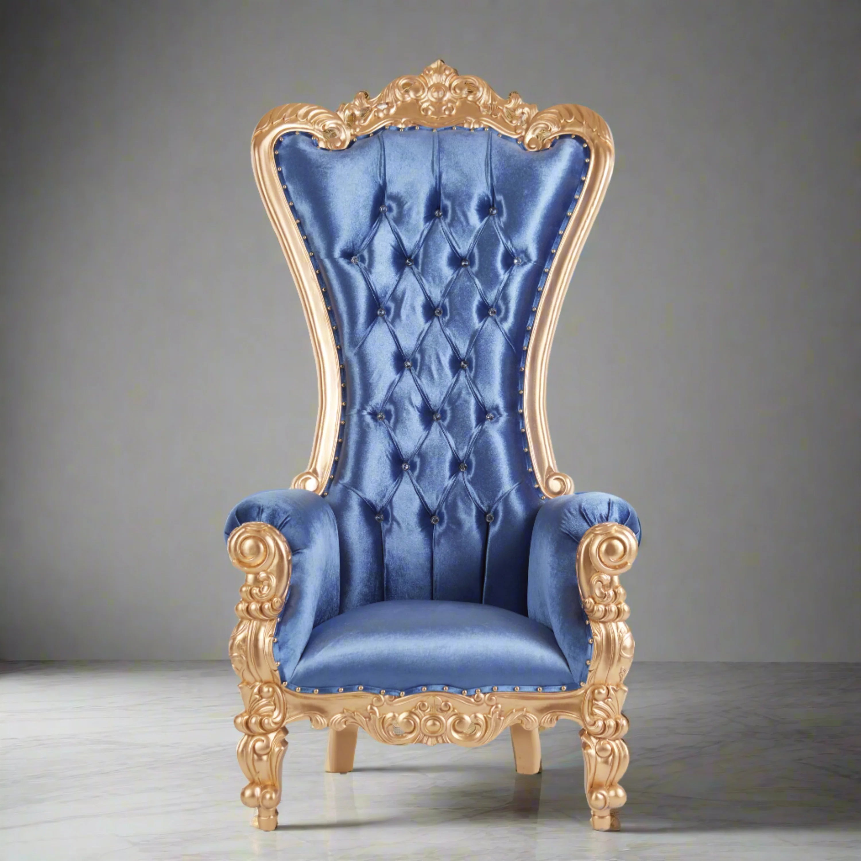 Chloe Throne Chair - Velvet