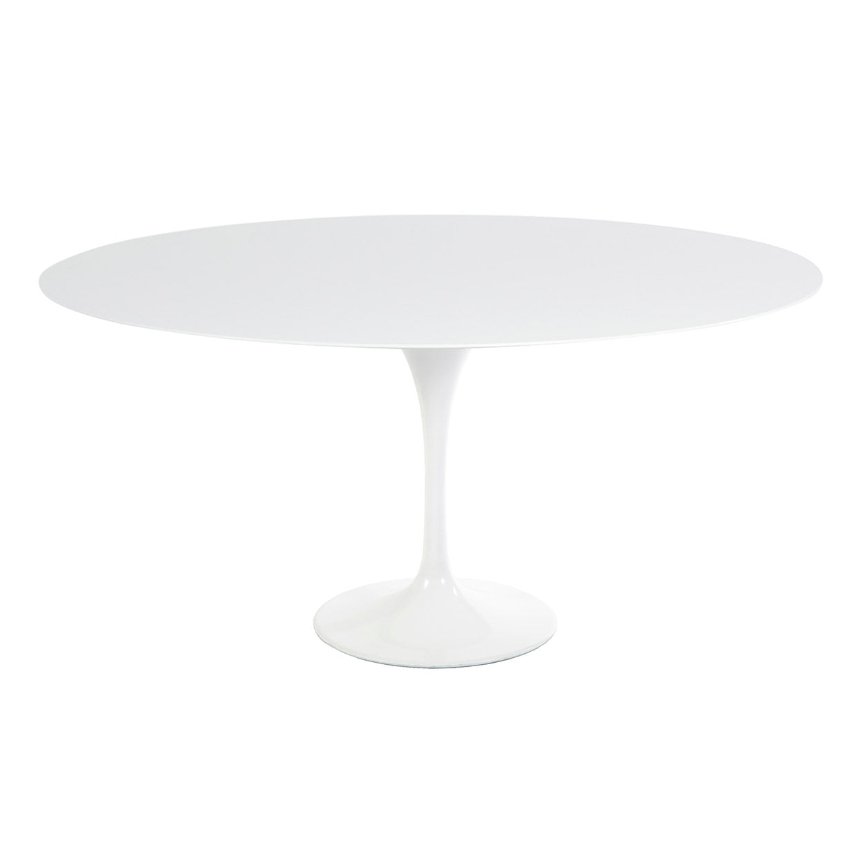 White Lacquer Tulip Dining Table - Round