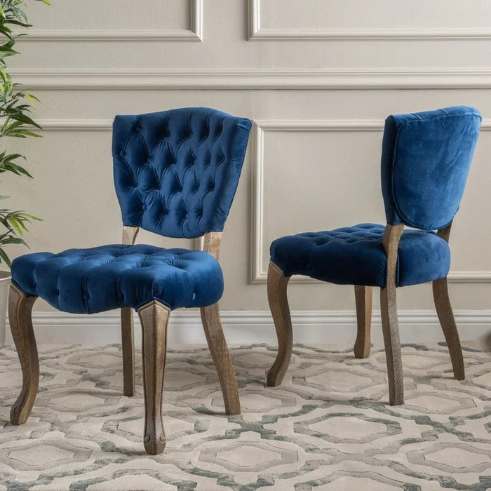 Bates Velvet Tufted Dining Chair