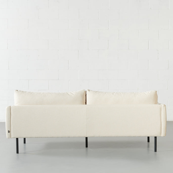 MAPLETON - Beige Fabric 3-Seater Sofa