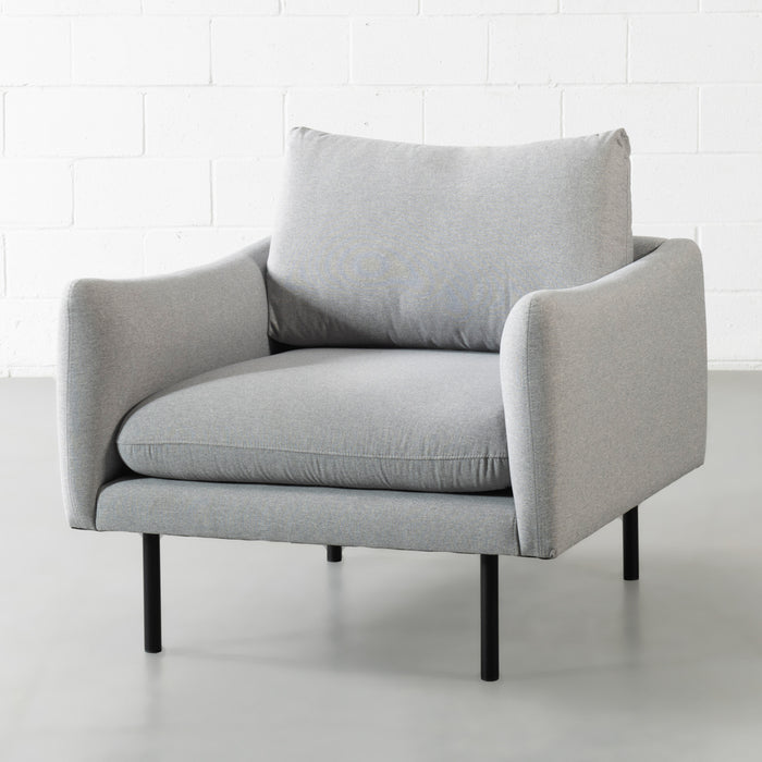 MAPLETON - Grey Fabric Chair