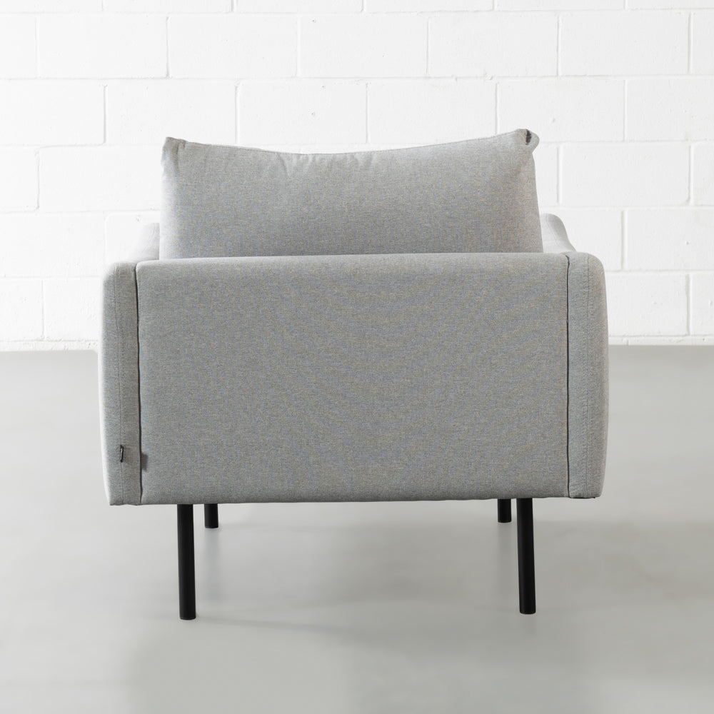 MAPLETON - Grey Fabric Chair