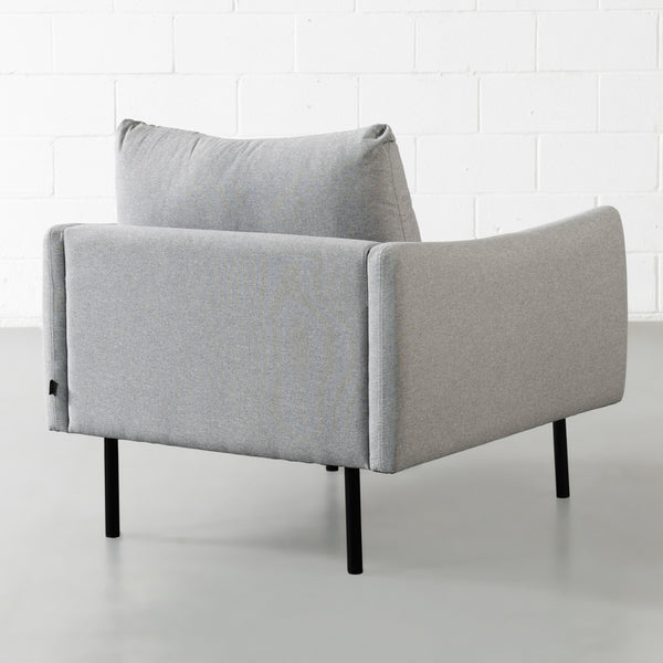 MAPLETON - Grey Fabric Chair