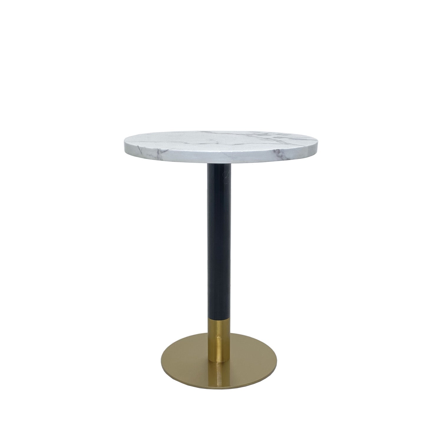 Orbit Continental Tea Height Round Table - Marble