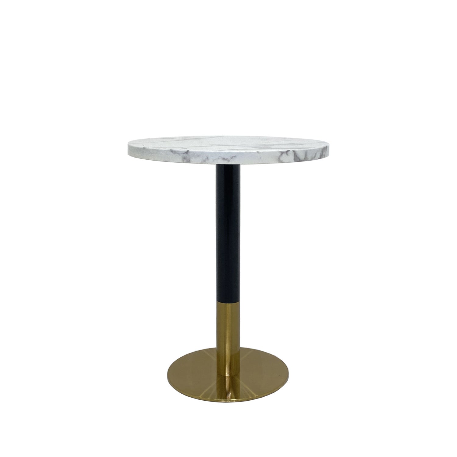 Orbit Continental Tea Height Round Table - Marble