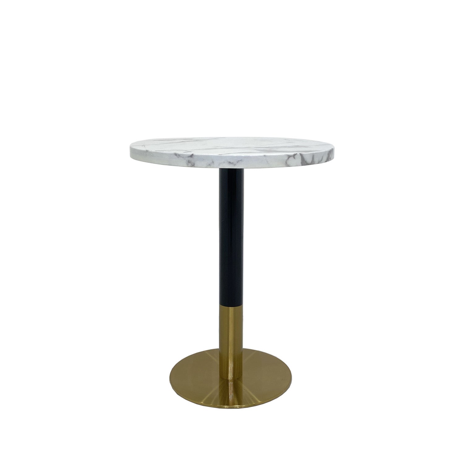 Orbit Continental Tea Height Round Table - Marble