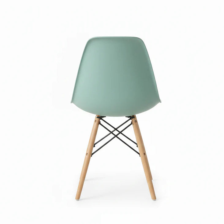 Eames Eiffel Molded Plastic Chair (Natural Base)
