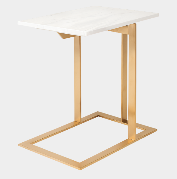 Marble L-shape Side Table