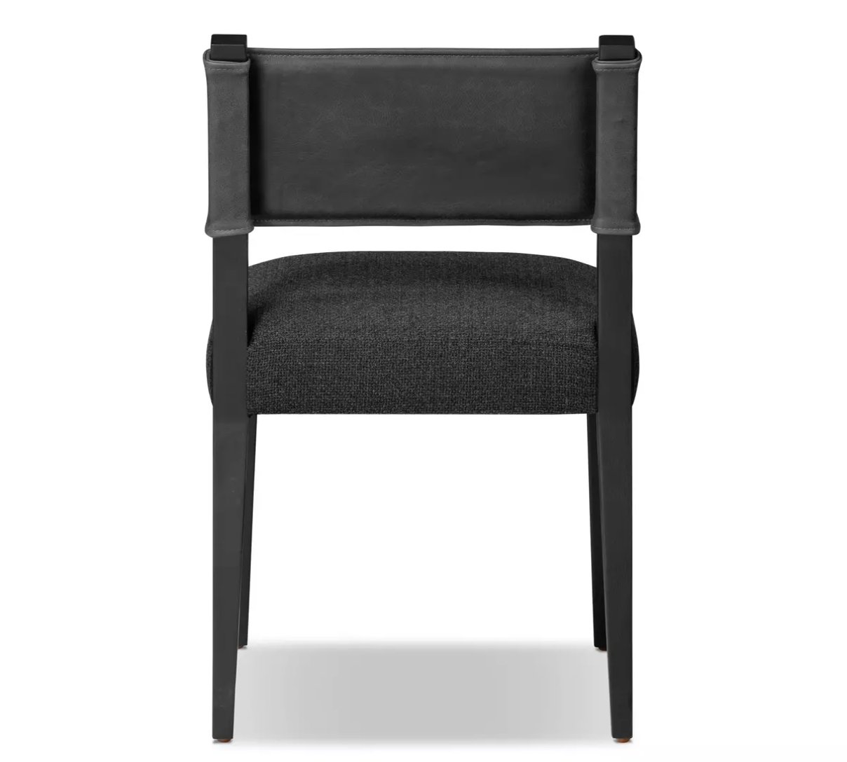 Leather-Backed Dining Chair