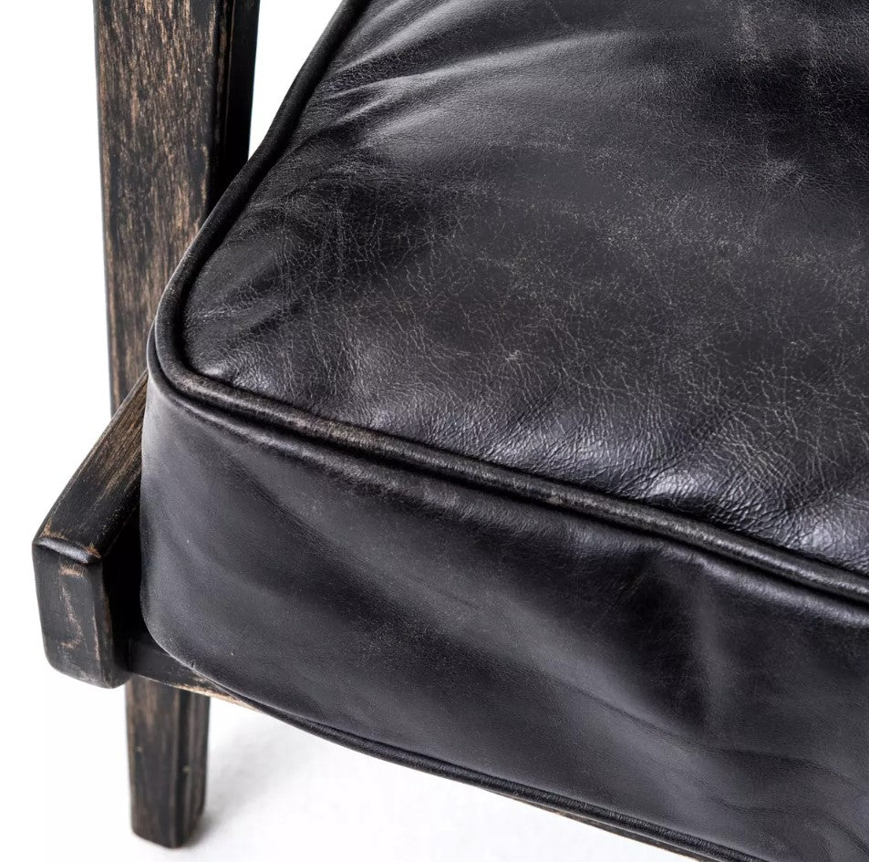 Faye Lounge Chair (Top Grain Leather)