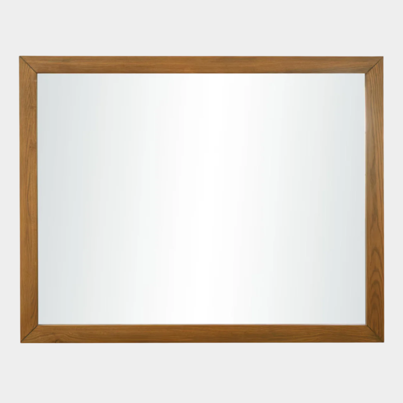 Miroir en émeri de noix de pécan 