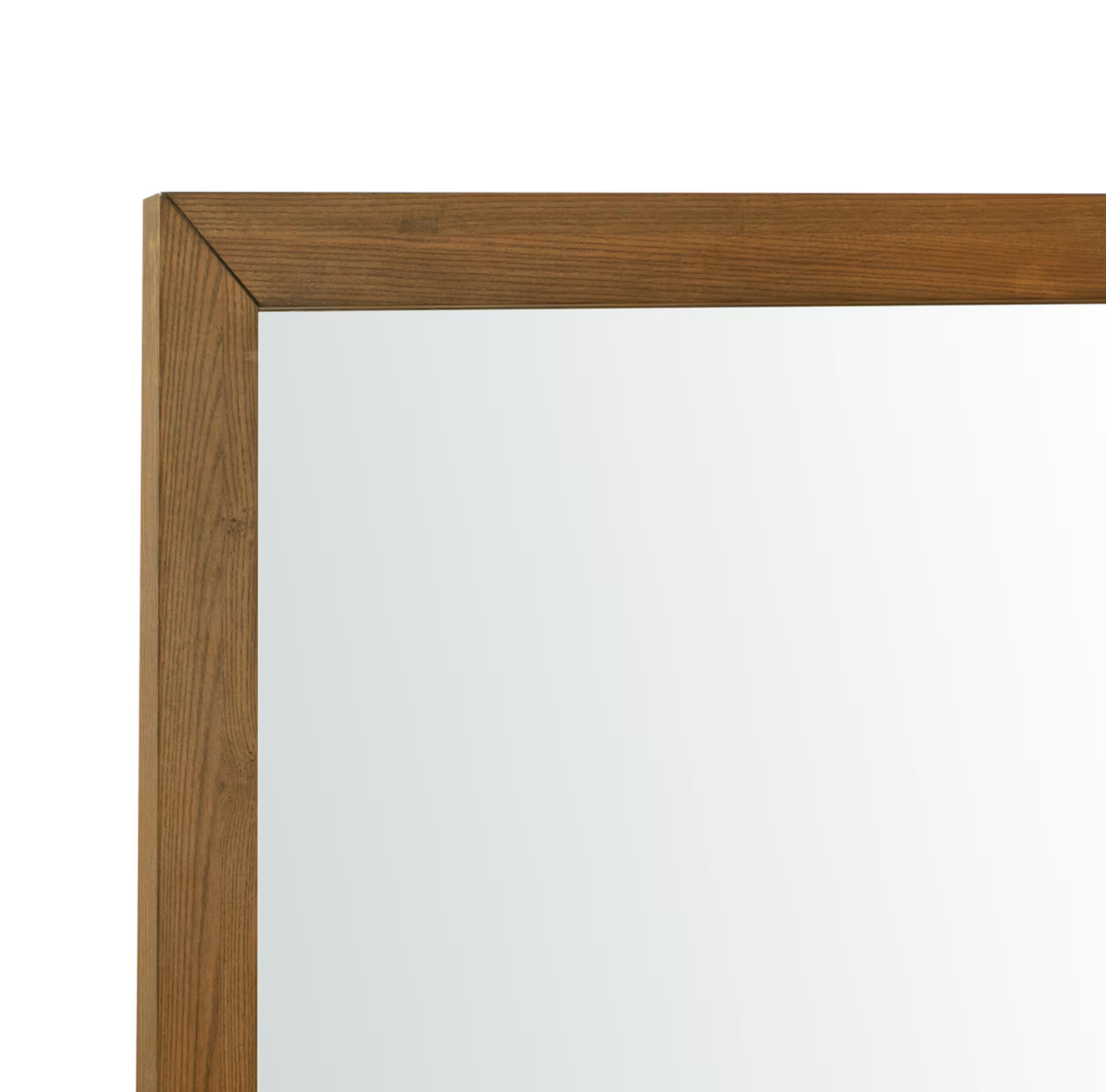 Miroir en émeri de noix de pécan 