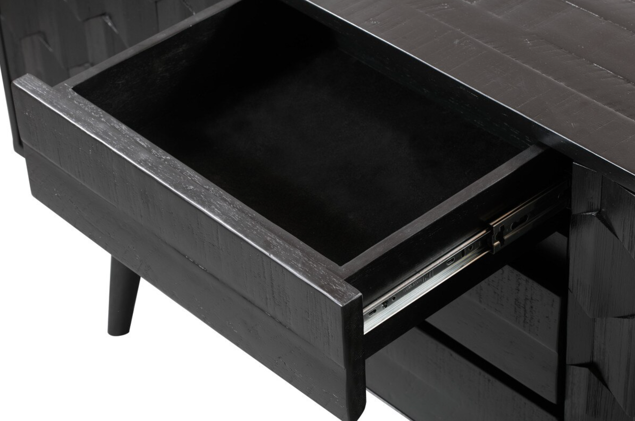 Buffet Valentina en acacia noir 59"