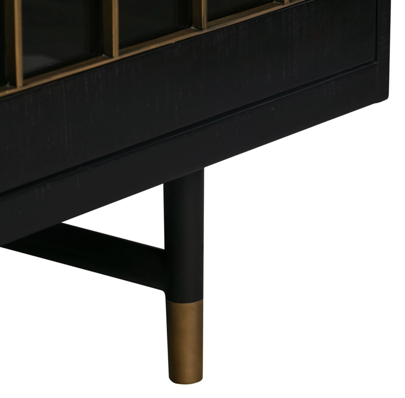 Gatsby Black Acacia Wood 66" Buffet