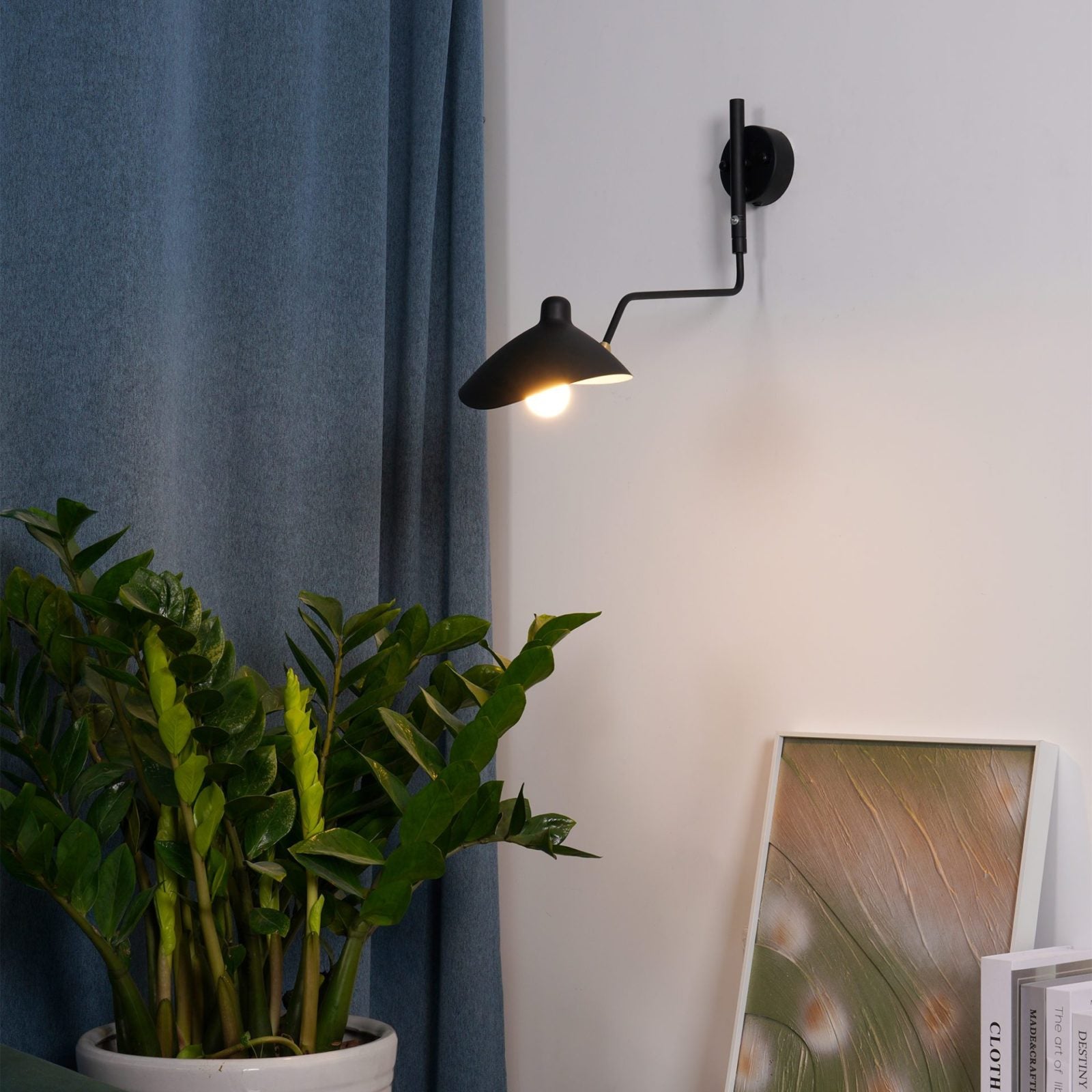 Serge Mouille One-Arm Sconce Lamp