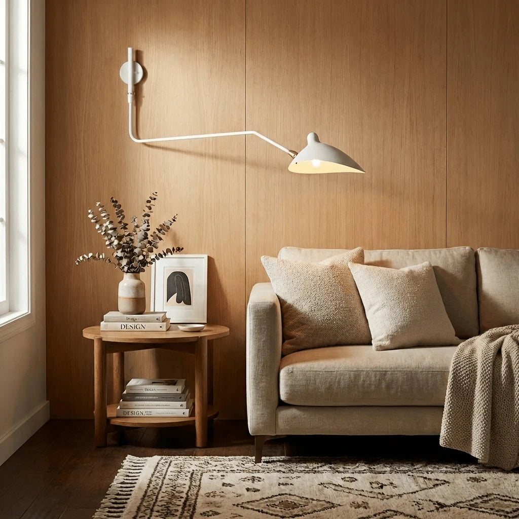 Serge Mouille One-Arm Sconce Lamp