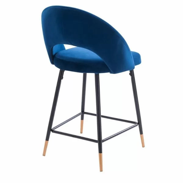 Tabouret en velours Akira