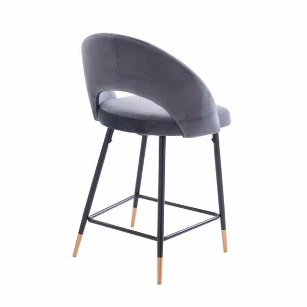 Tabouret en velours Akira
