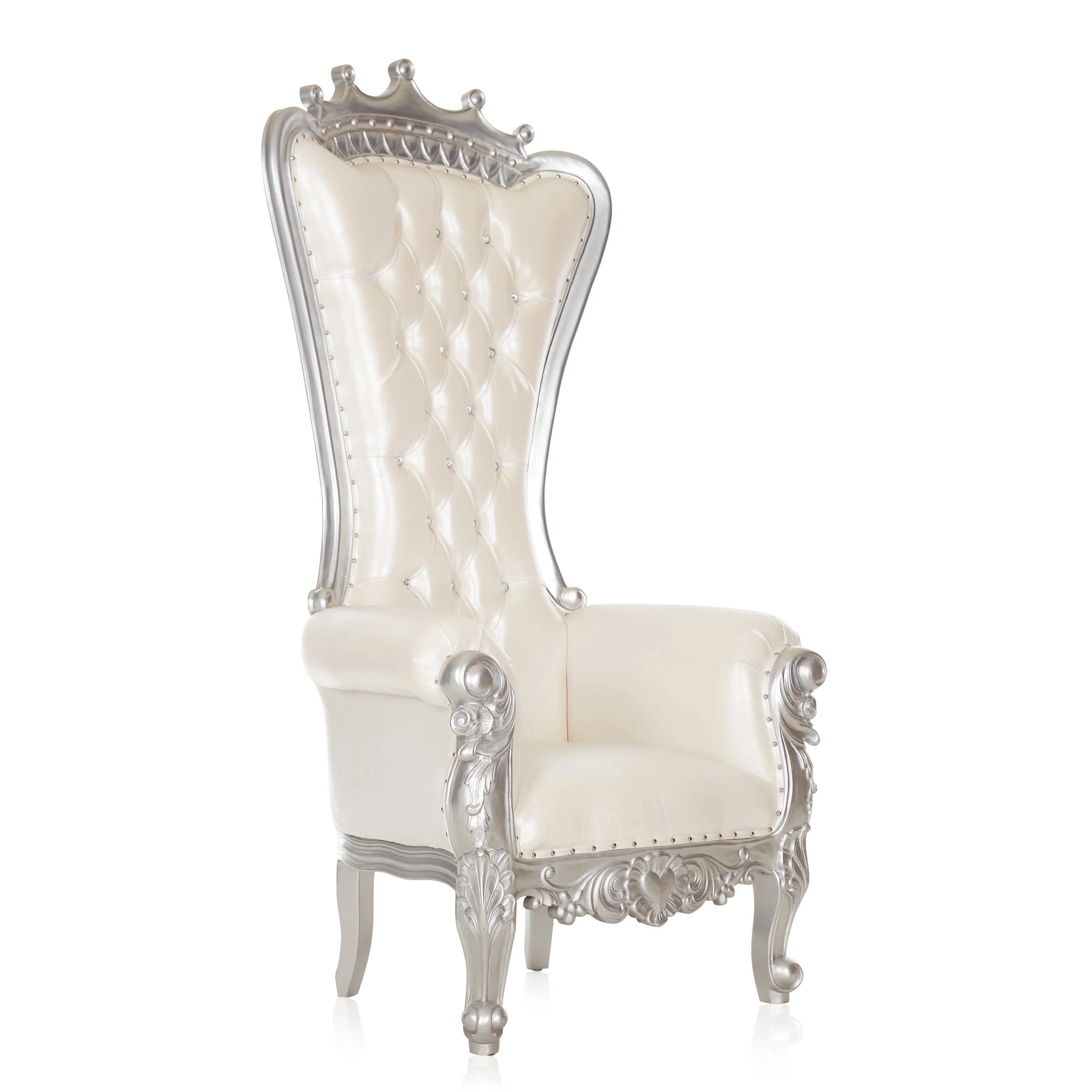 Crown Top Tiffany Throne Chair
