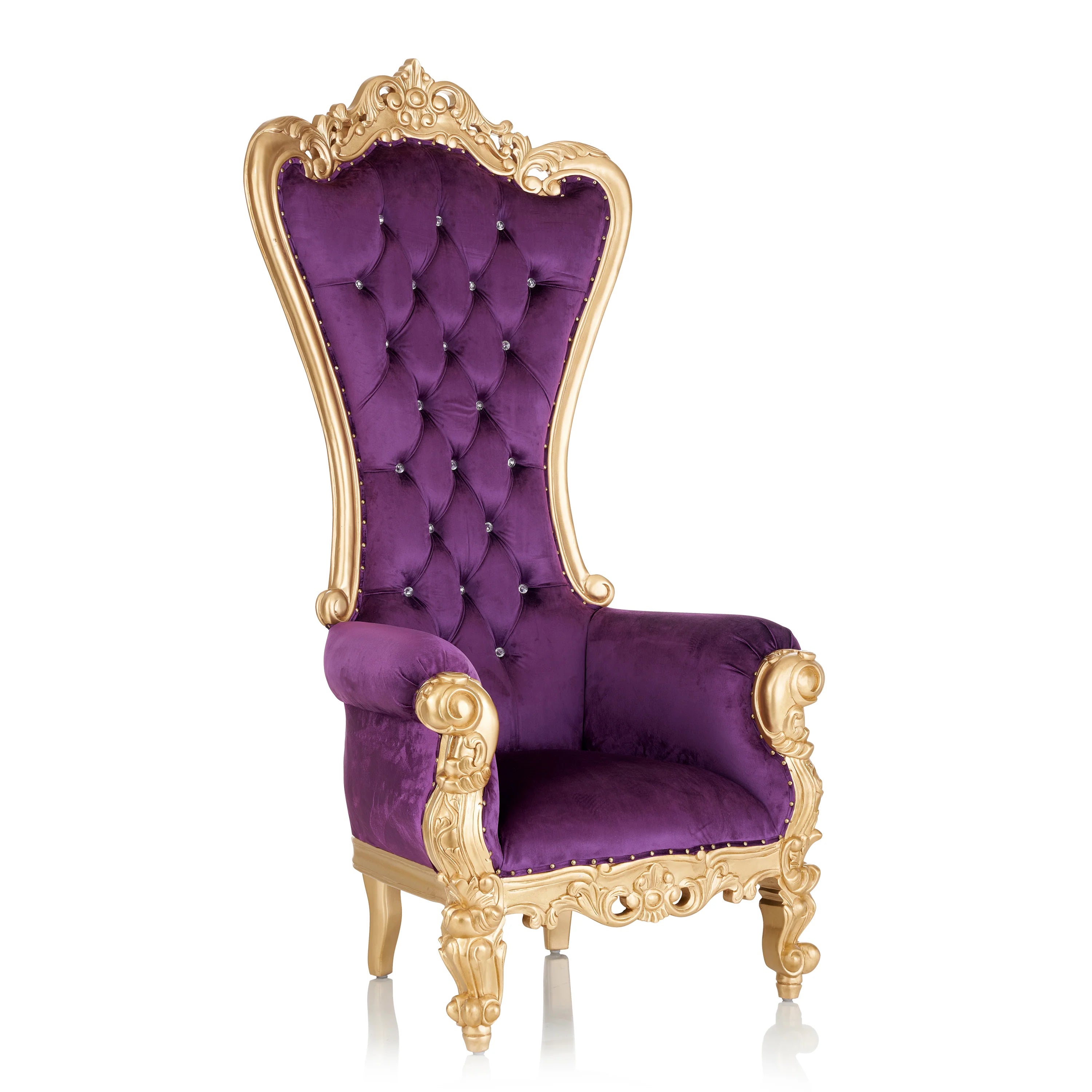 Chloe Throne Chair - Velvet