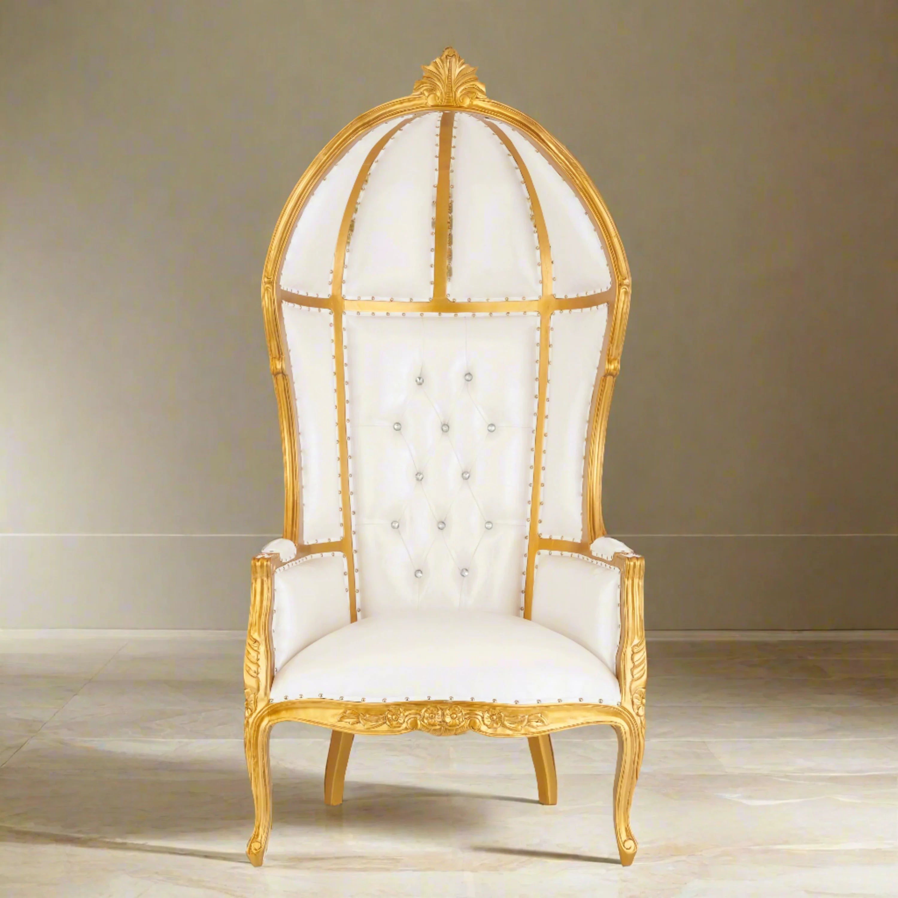 Cobra Hooded Canopy Throne Chair