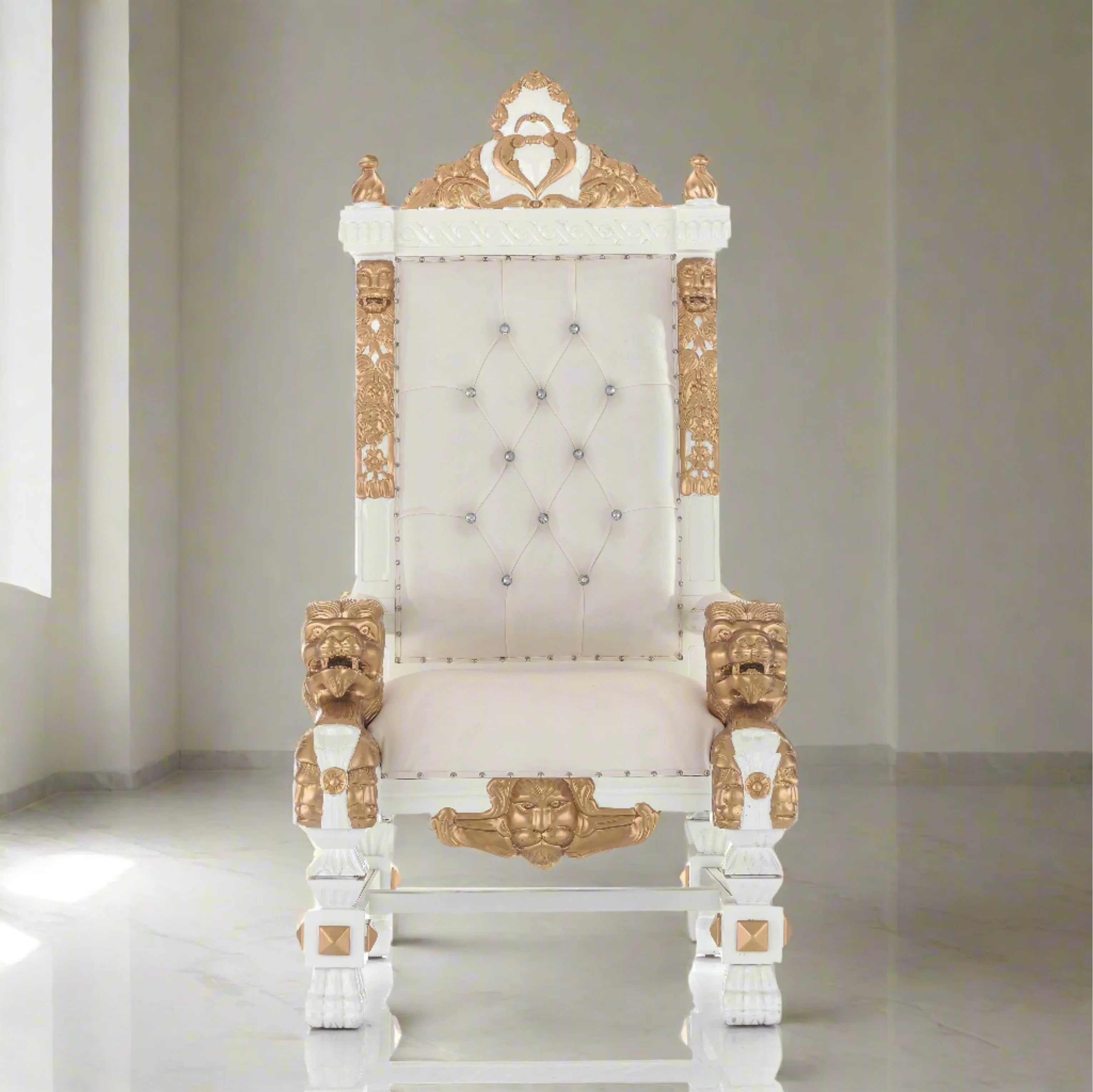 King Samuel 68 Lion Throne Chair