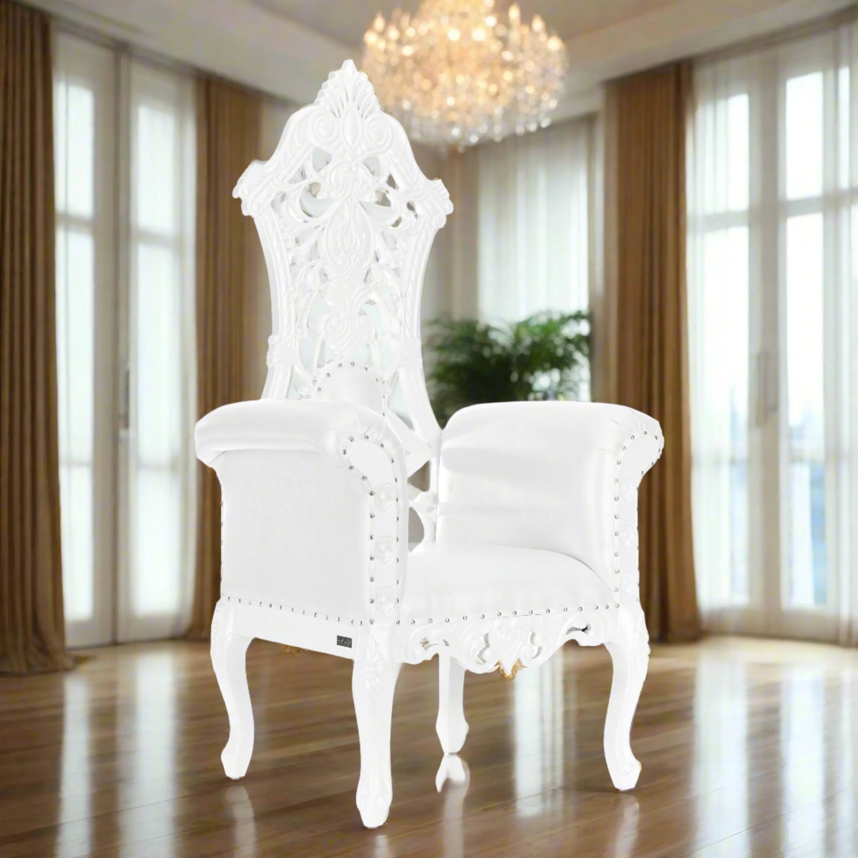 Queen Amina Royal Throne Chair