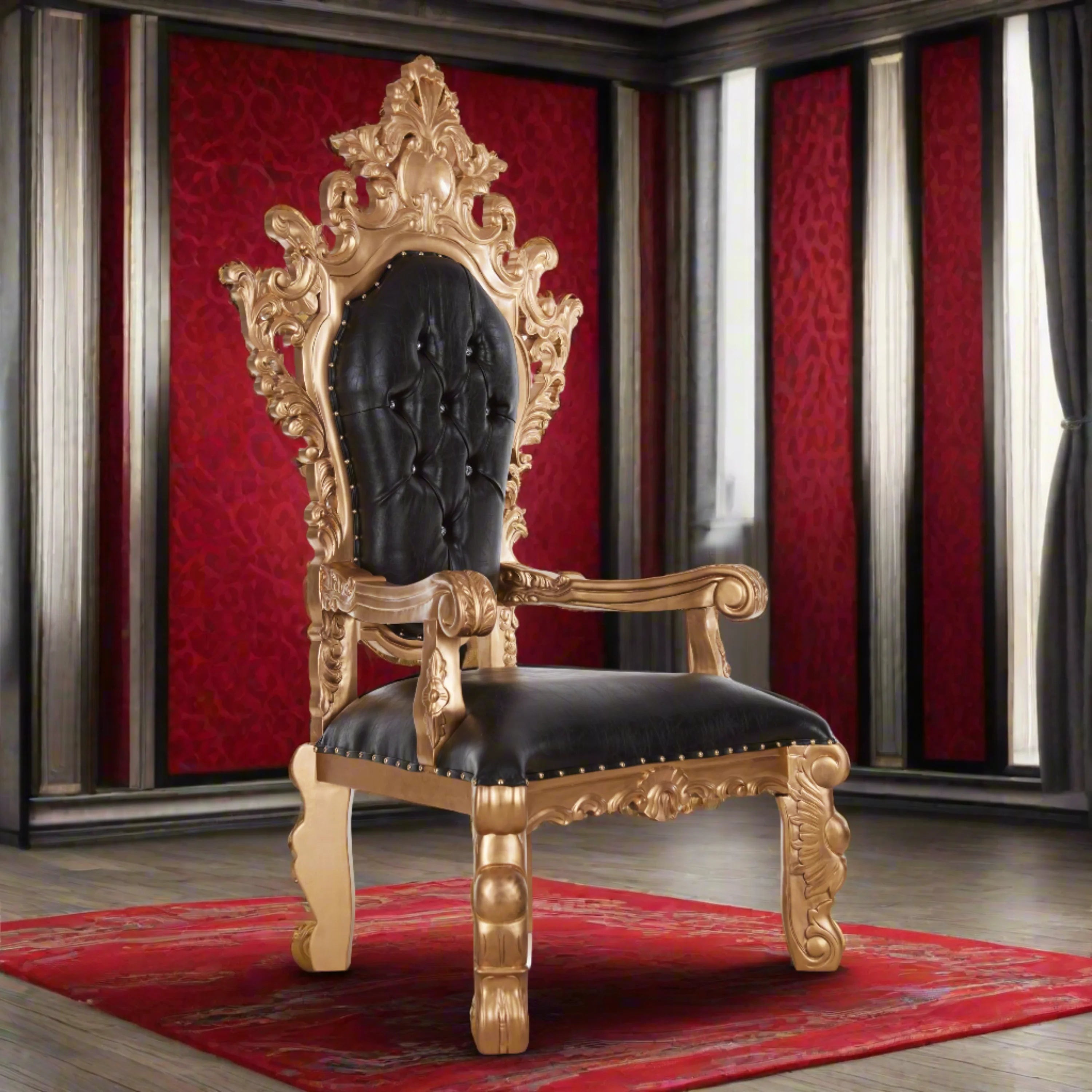 King Darius Royal Throne Chair