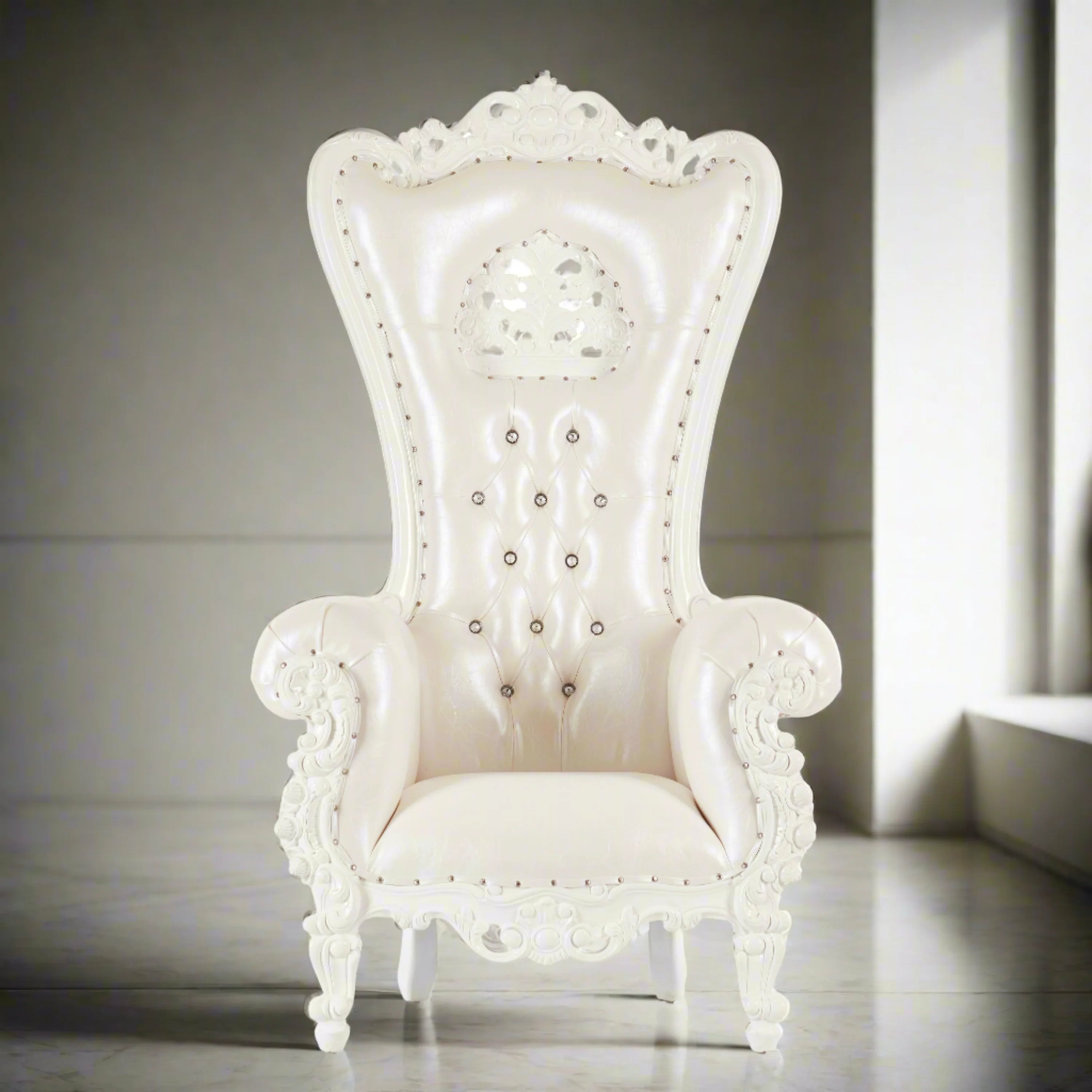 Crown Tiffany Throne Chair