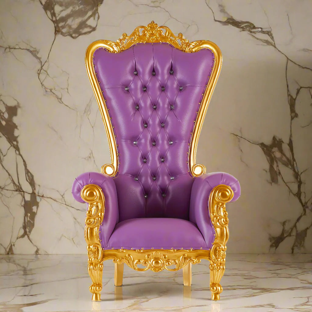 Queen Tiffany Throne Chair - Vinyl