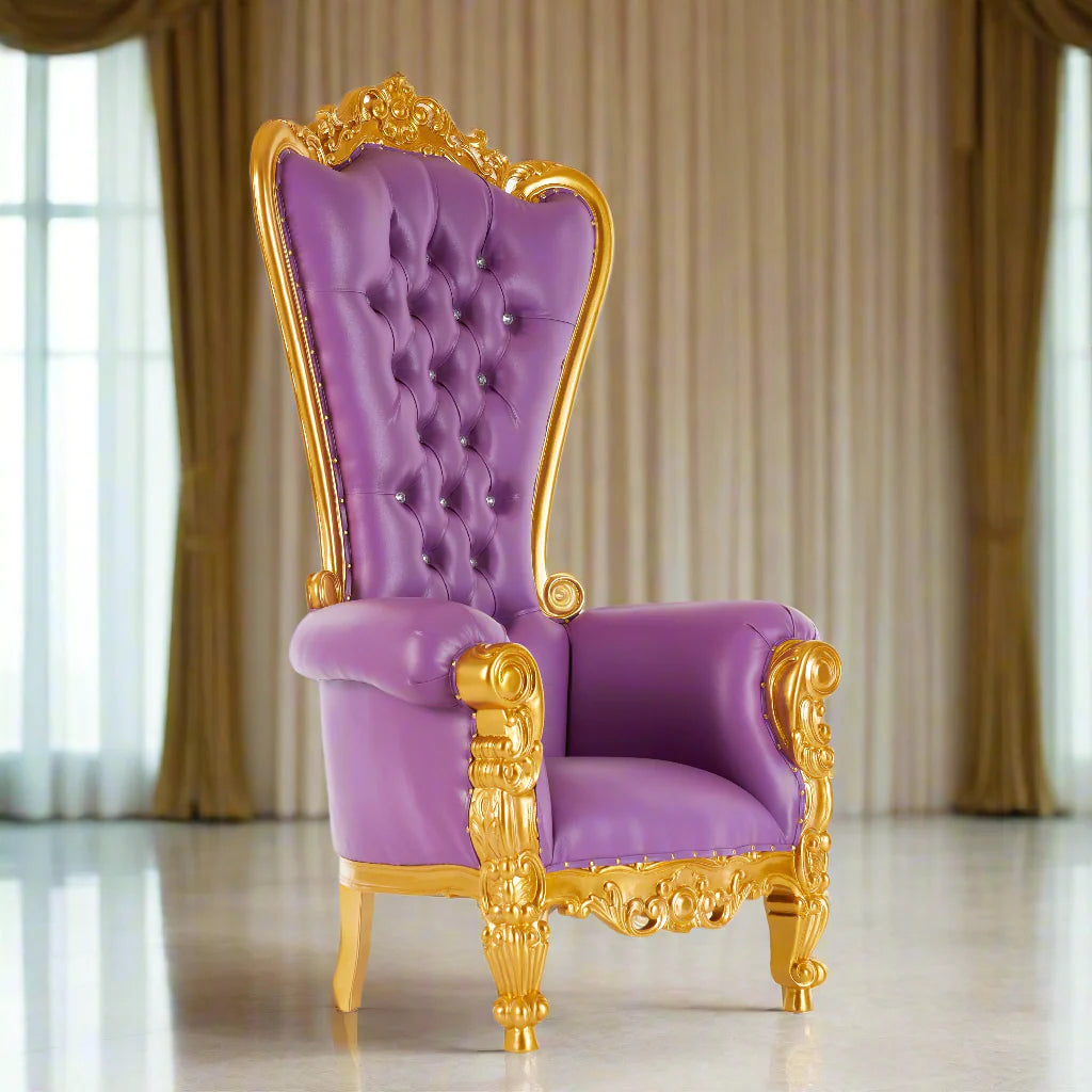 Queen Tiffany Throne Chair - Vinyl