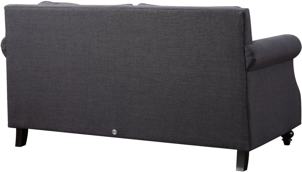 Camden Grey Linen Loveseat