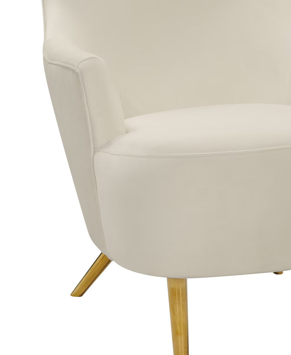 Julia Cream Wingback Chair By Inspire Me! Home Decor