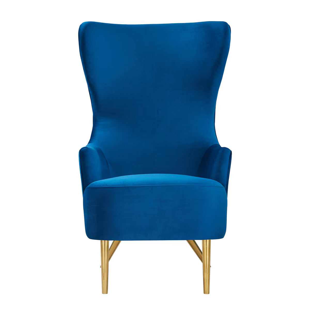 Julia Navy Wingback Chair By Inspire Me! Home Decor