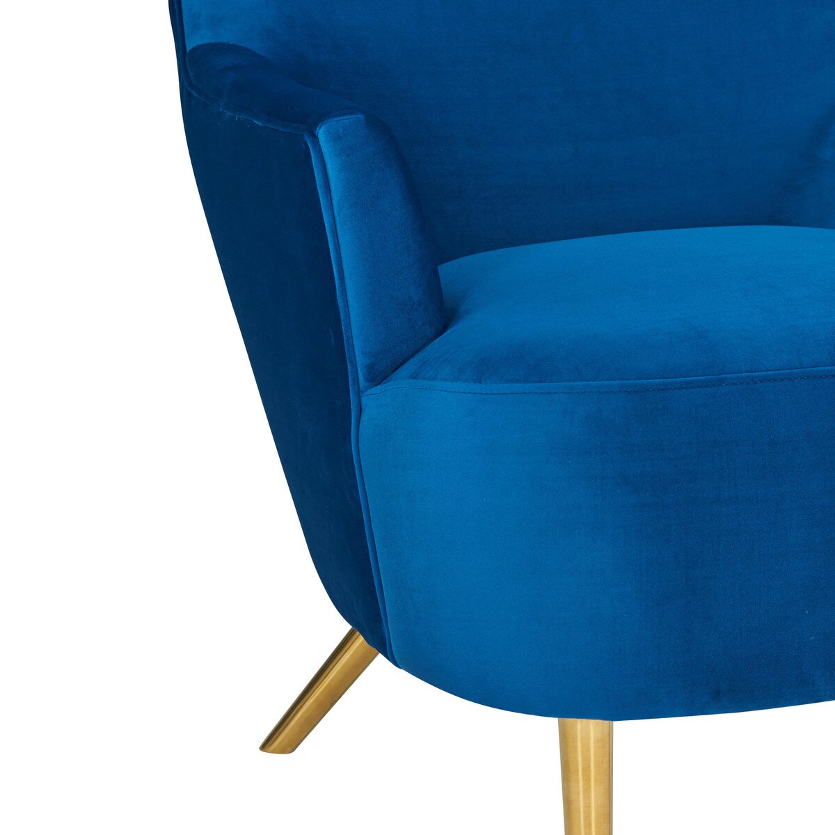 Julia Navy Wingback Chair By Inspire Me! Home Decor