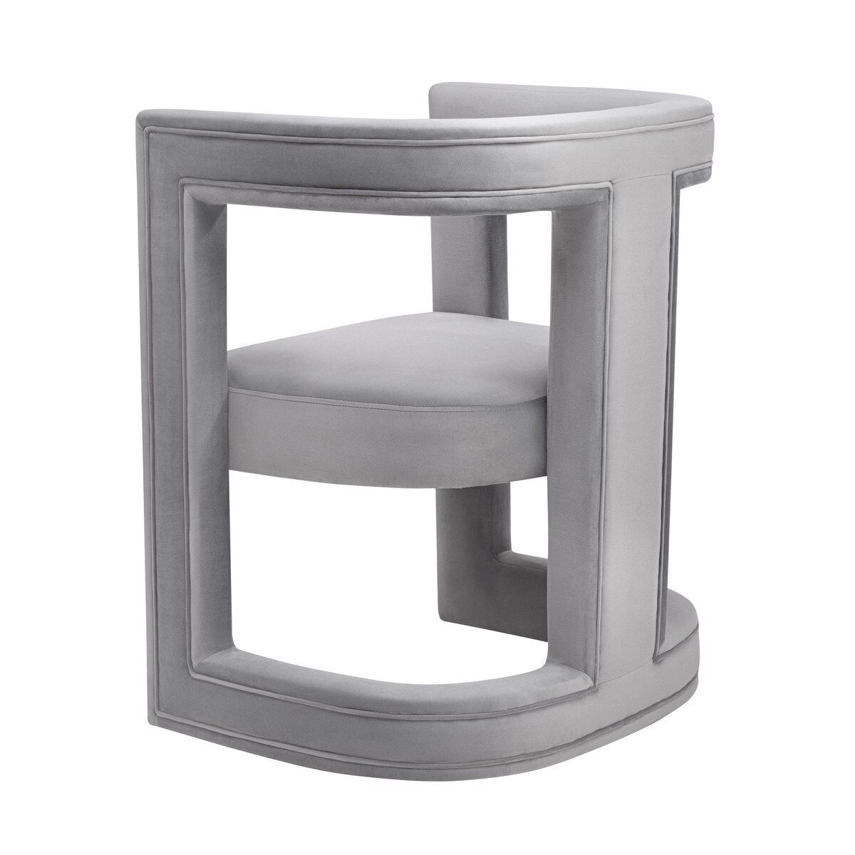 Ada Grey Velvet Chair