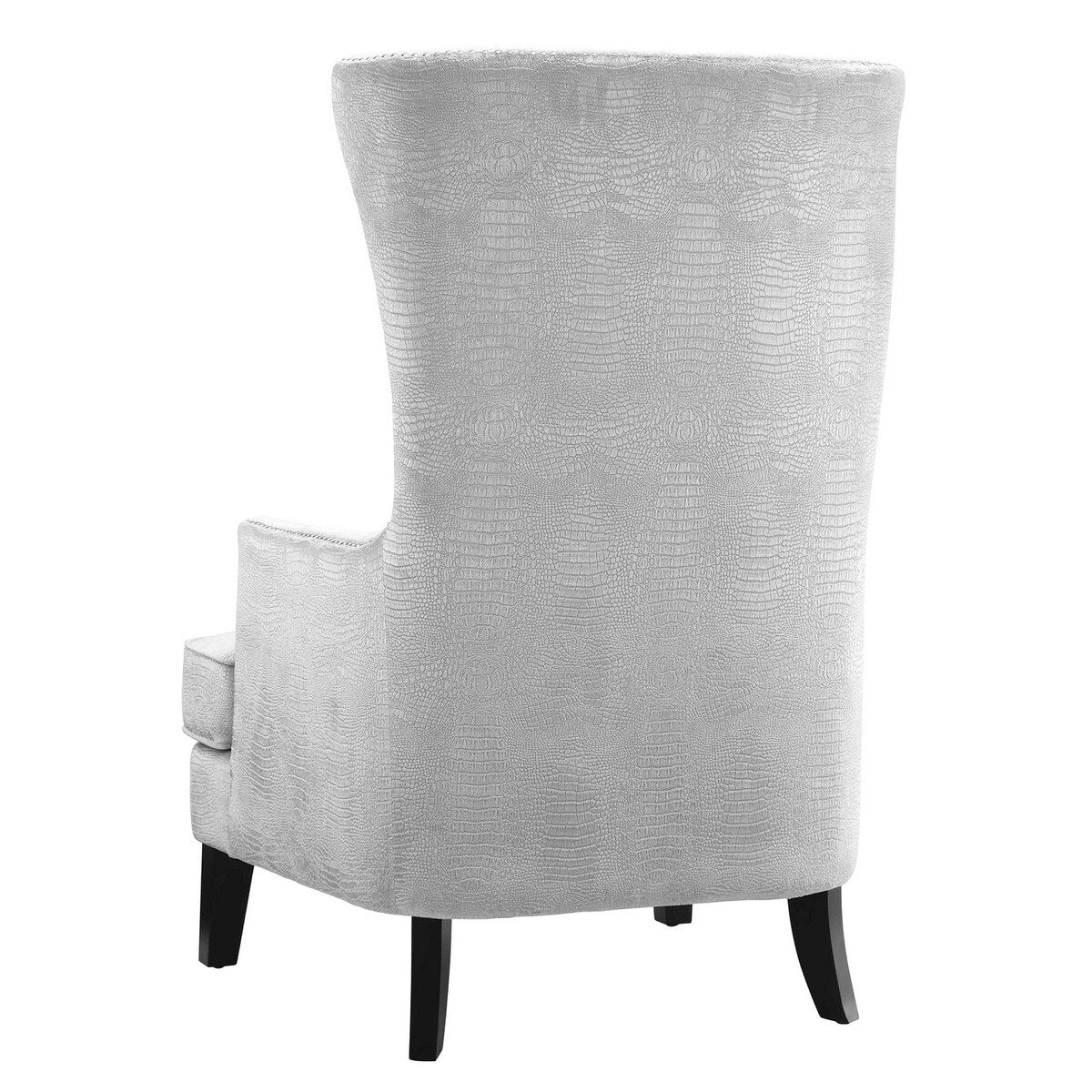 Bristol Silver Croc Tall Chair